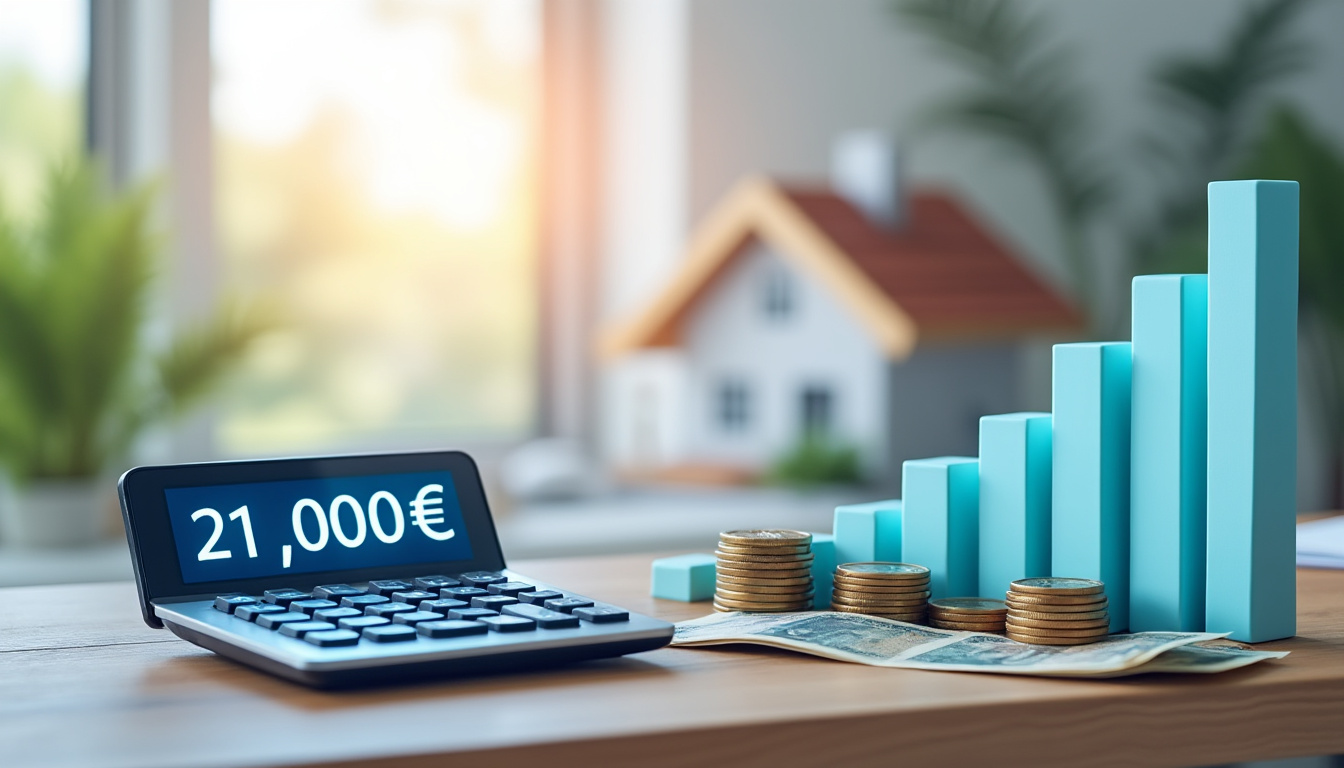 ​Quelle est la conversion en net d&rsquo;un salaire brut annuel de 21 000 € ?​